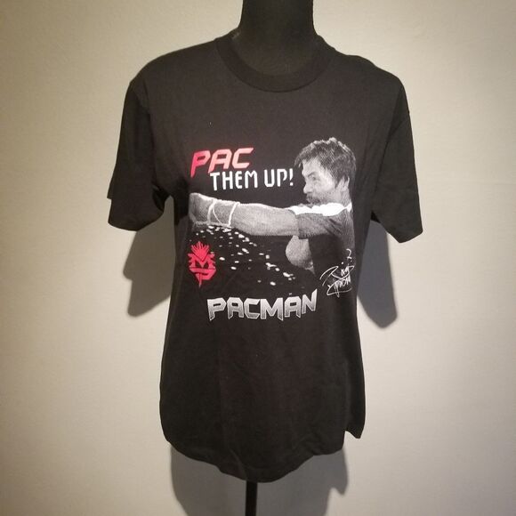 PACMAN MANNY PACQUIAO T SHIRT BIN26 - Picture 2 of 6